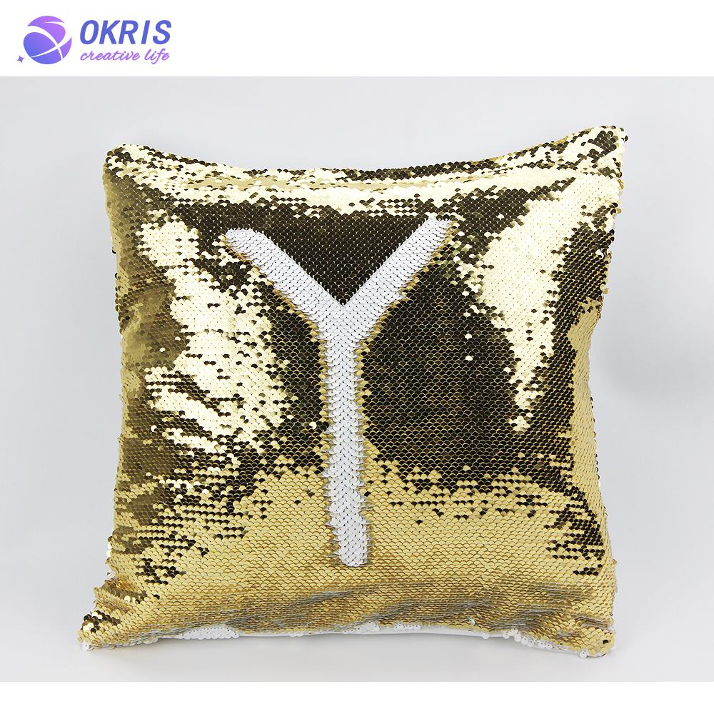 Sublimation Blanks Sequin Pillow Covers: Personalized Reversible Magic Swipe Cases for Heat Transfer, Ideal for Friends & Family Decor