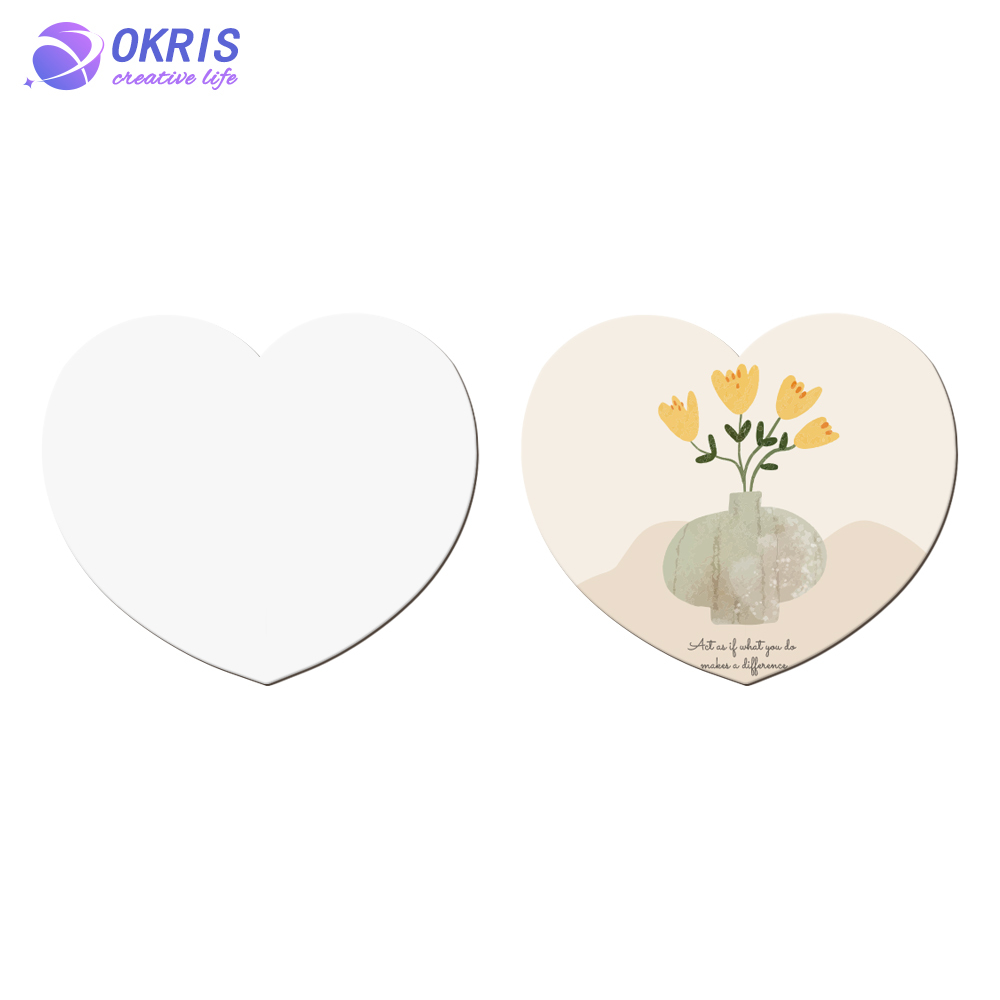 Custom Sublimation & Heat Transfer MDF Fridge Magnets: Personalized Blank with Various Sizes for Kitchen & Office Decoration