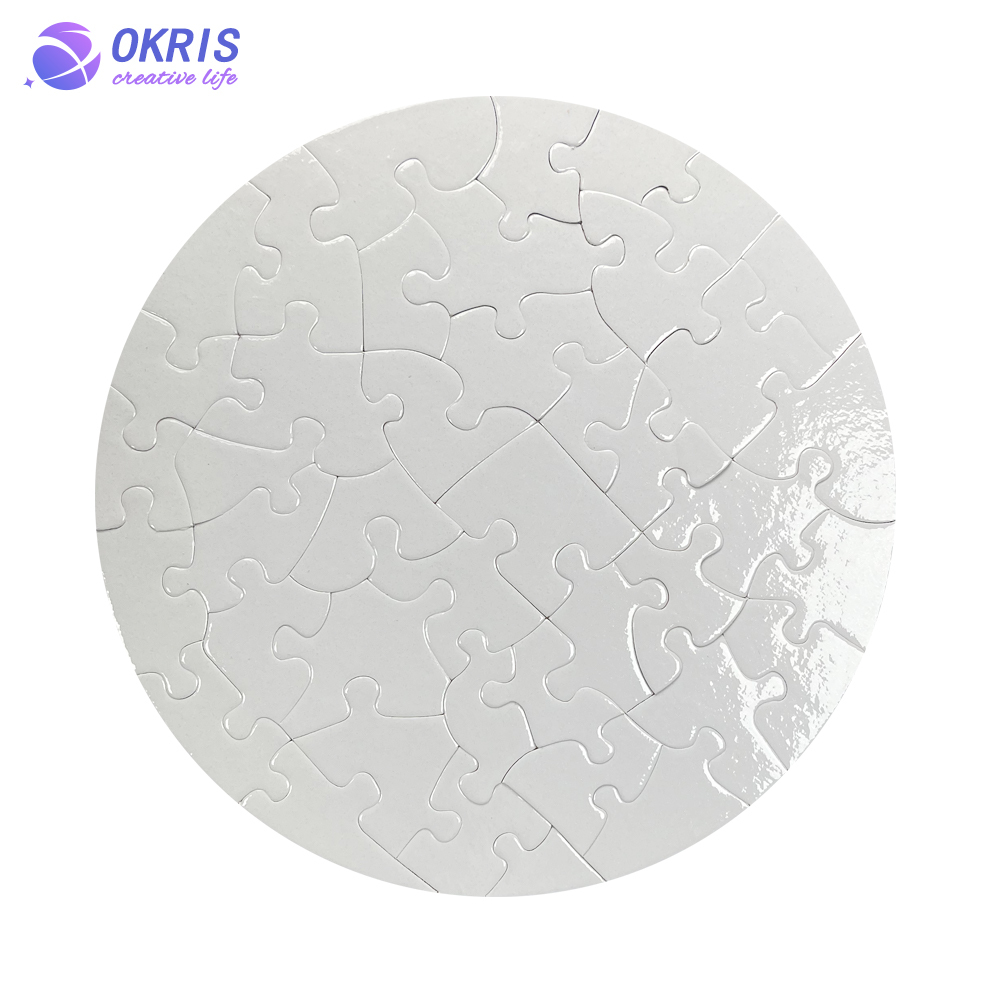 Sublimation DIY Blank Cardboard Puzzle; Personalized 15 Different Size Jigsaw Puzzle Blank for Heat Transfer