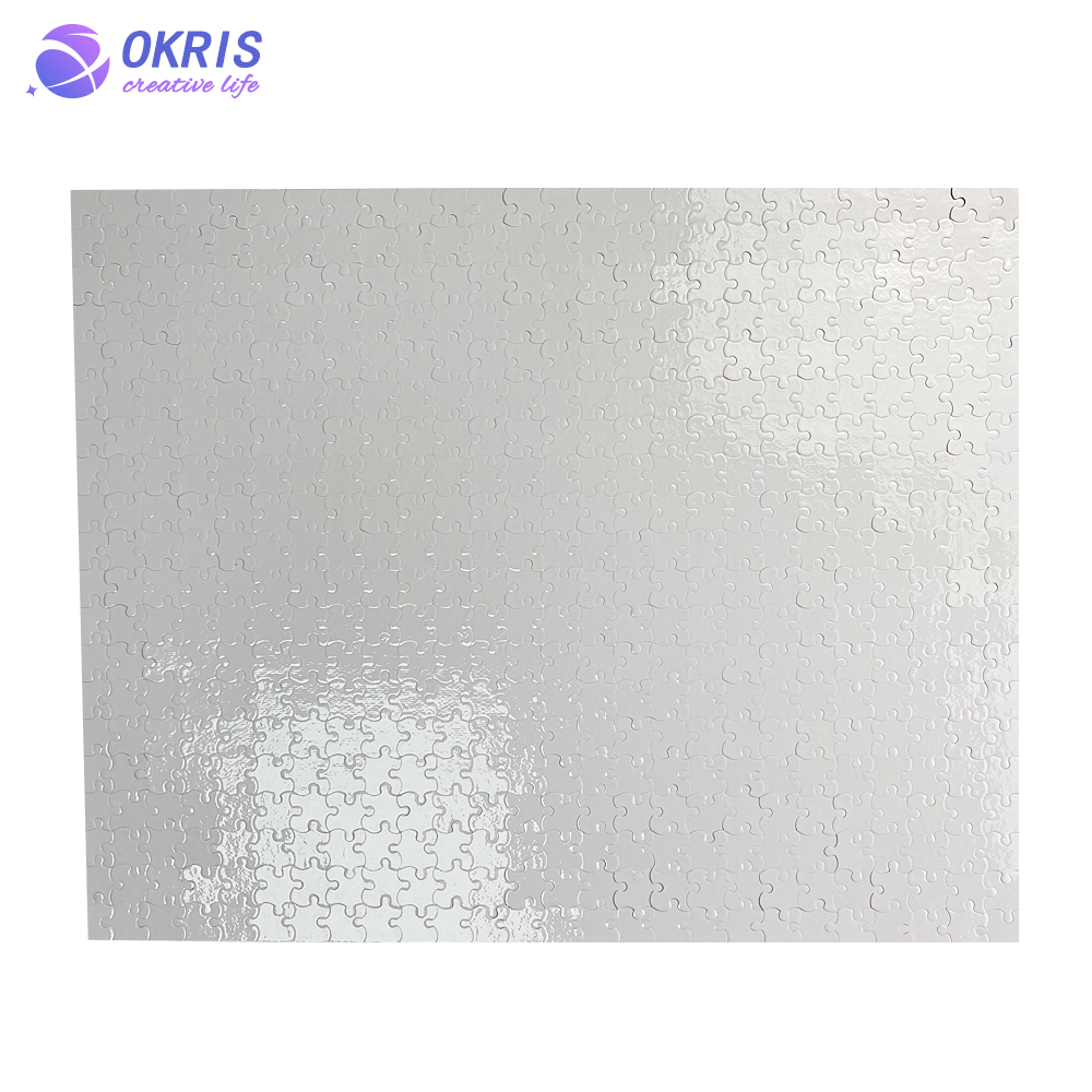 Sublimation DIY Blank Cardboard Puzzle; Personalized 15 Different Size Jigsaw Puzzle Blank for Heat Transfer
