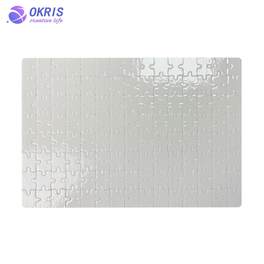 Sublimation DIY Blank Cardboard Puzzle; Personalized 15 Different Size Jigsaw Puzzle Blank for Heat Transfer