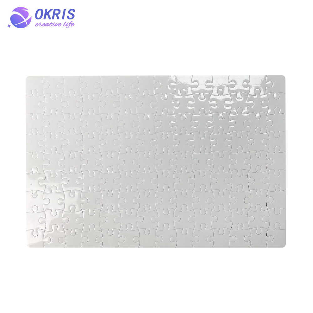 Sublimation DIY Blank Cardboard Puzzle; Personalized 15 Different Size Jigsaw Puzzle Blank for Heat Transfer