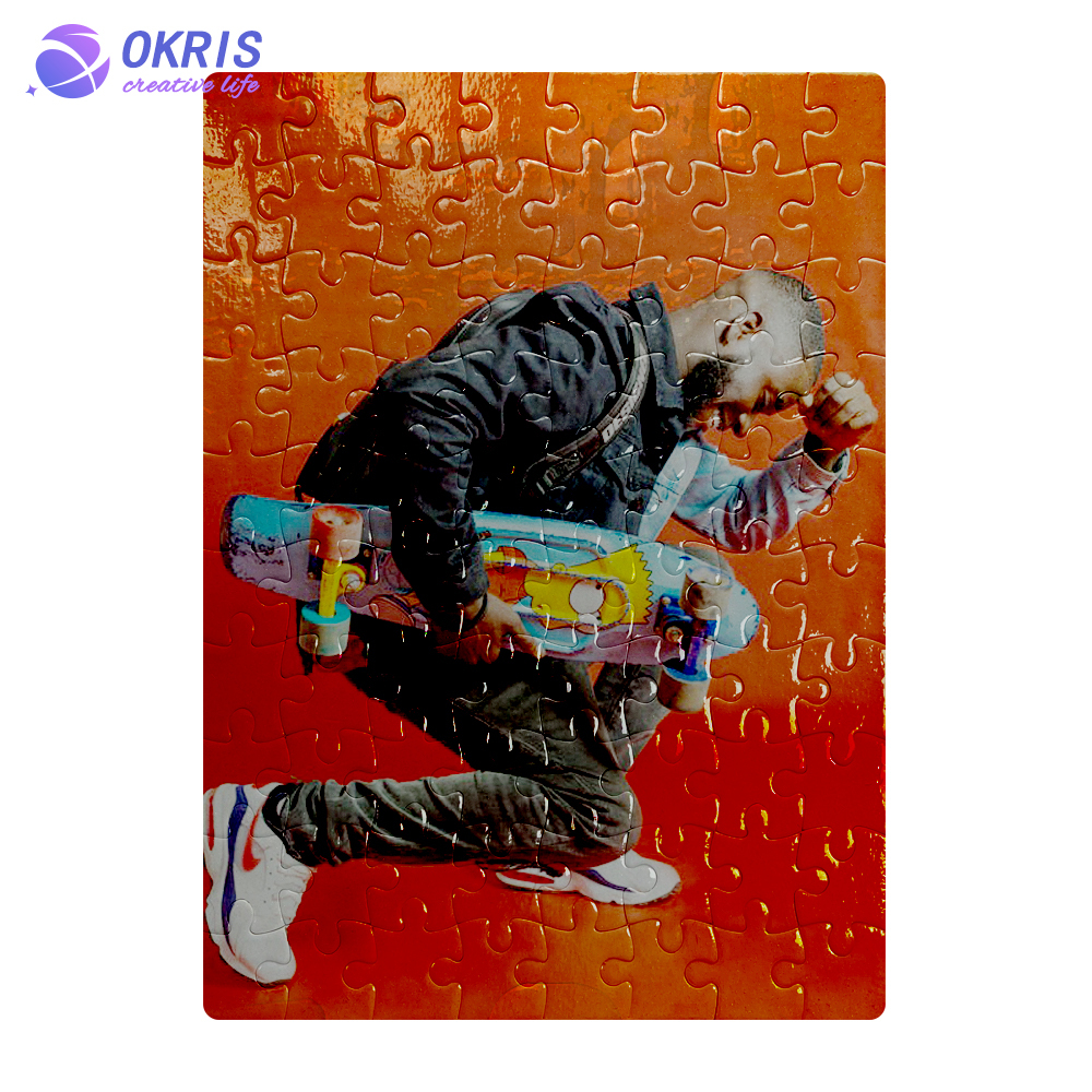 Sublimation DIY Blank Cardboard Puzzle; Personalized 15 Different Size Jigsaw Puzzle Blank for Heat Transfer