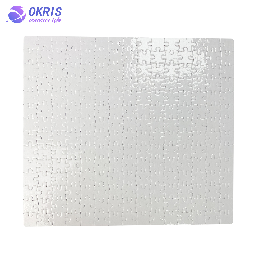 Sublimation DIY Blank Cardboard Puzzle; Personalized 15 Different Size Jigsaw Puzzle Blank for Heat Transfer