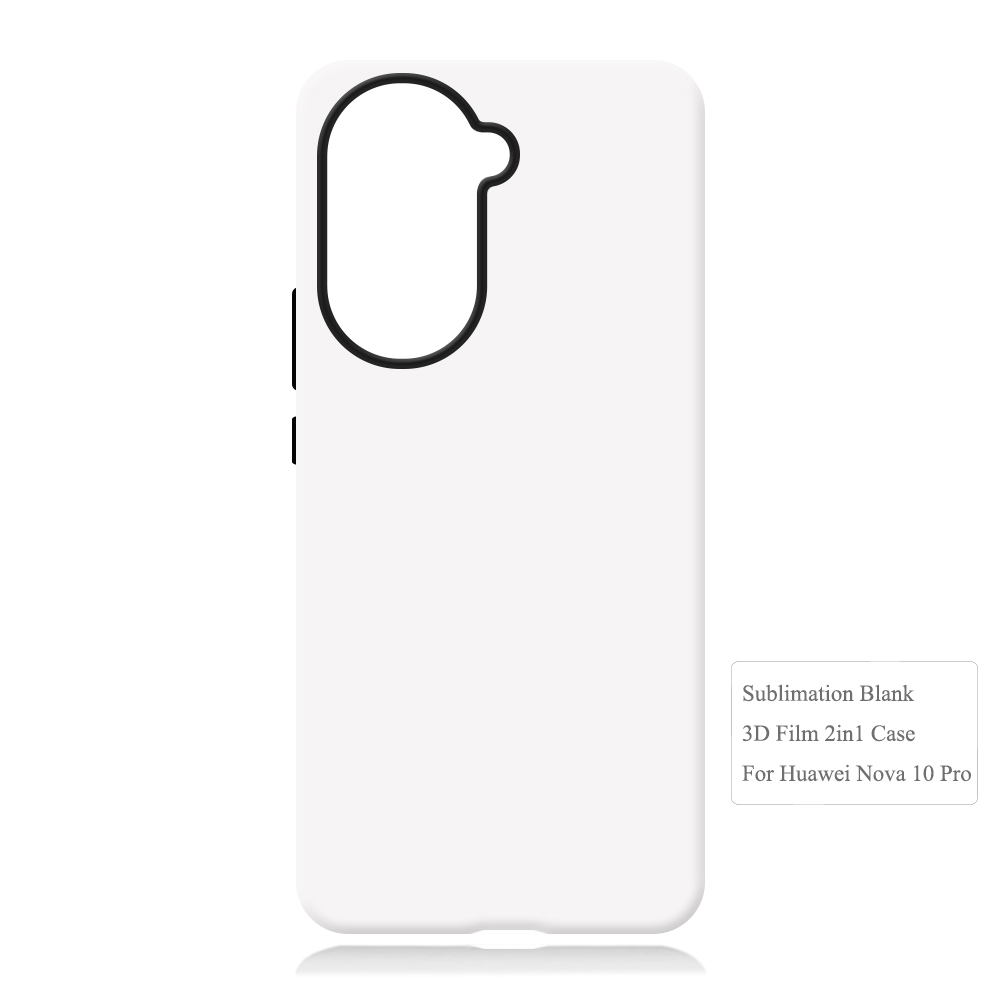 For Huawei Nova 10 Series Sublimation 3D 2-in-1 Phone Case – Heat Transfer Film Cover for Huawei Nova 10 Pro / Nova 10 SE