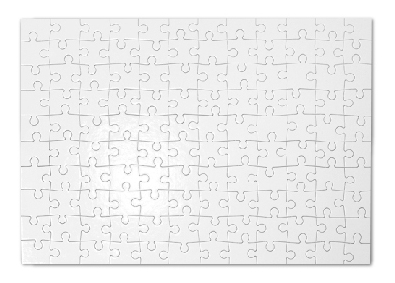 Sublimation DIY Blank Cardboard Puzzle; Personalized 15 Different Size Jigsaw Puzzle Blank for Heat Transfer