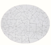 Sublimation DIY Blank Cardboard Puzzle; Personalized 15 Different Size Jigsaw Puzzle Blank for Heat Transfer