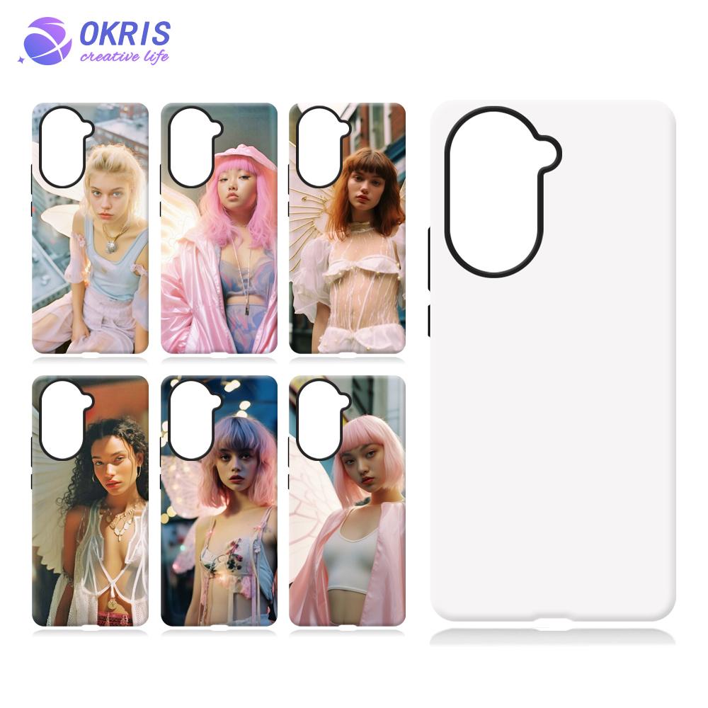 For Huawei Nova 10 Series Sublimation 3D 2-in-1 Phone Case – Heat Transfer Film Cover for Huawei Nova 10 Pro / Nova 10 SE