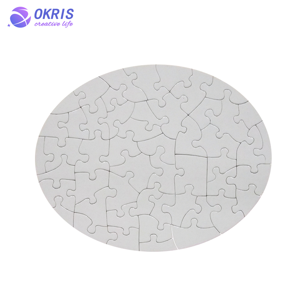 Sublimation DIY Blank Cardboard Puzzle; Personalized 15 Different Size Jigsaw Puzzle Blank for Heat Transfer