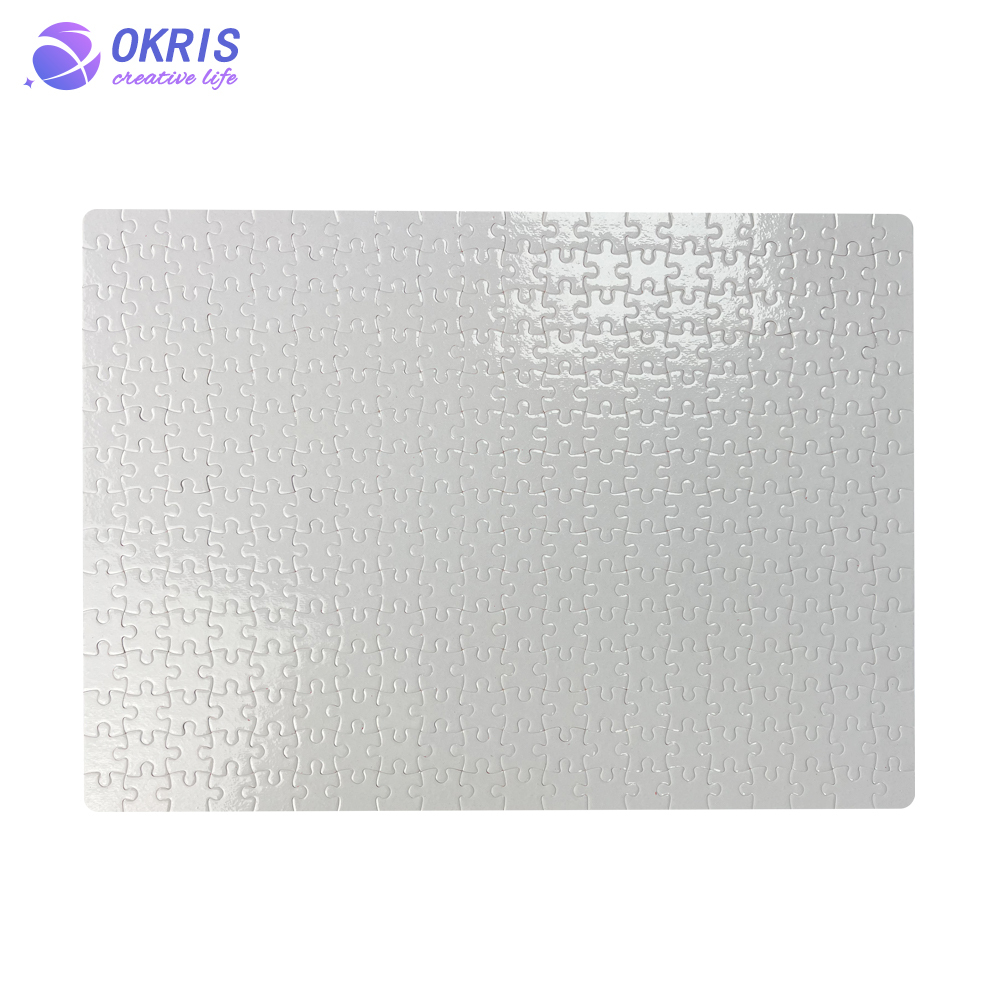 Sublimation DIY Blank Cardboard Puzzle; Personalized 15 Different Size Jigsaw Puzzle Blank for Heat Transfer