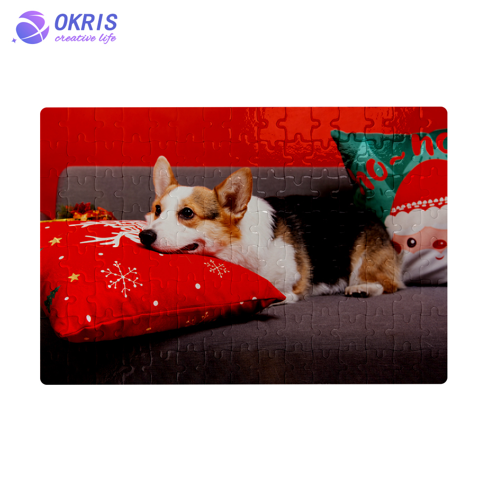 Sublimation DIY Blank Cardboard Puzzle; Personalized 15 Different Size Jigsaw Puzzle Blank for Heat Transfer
