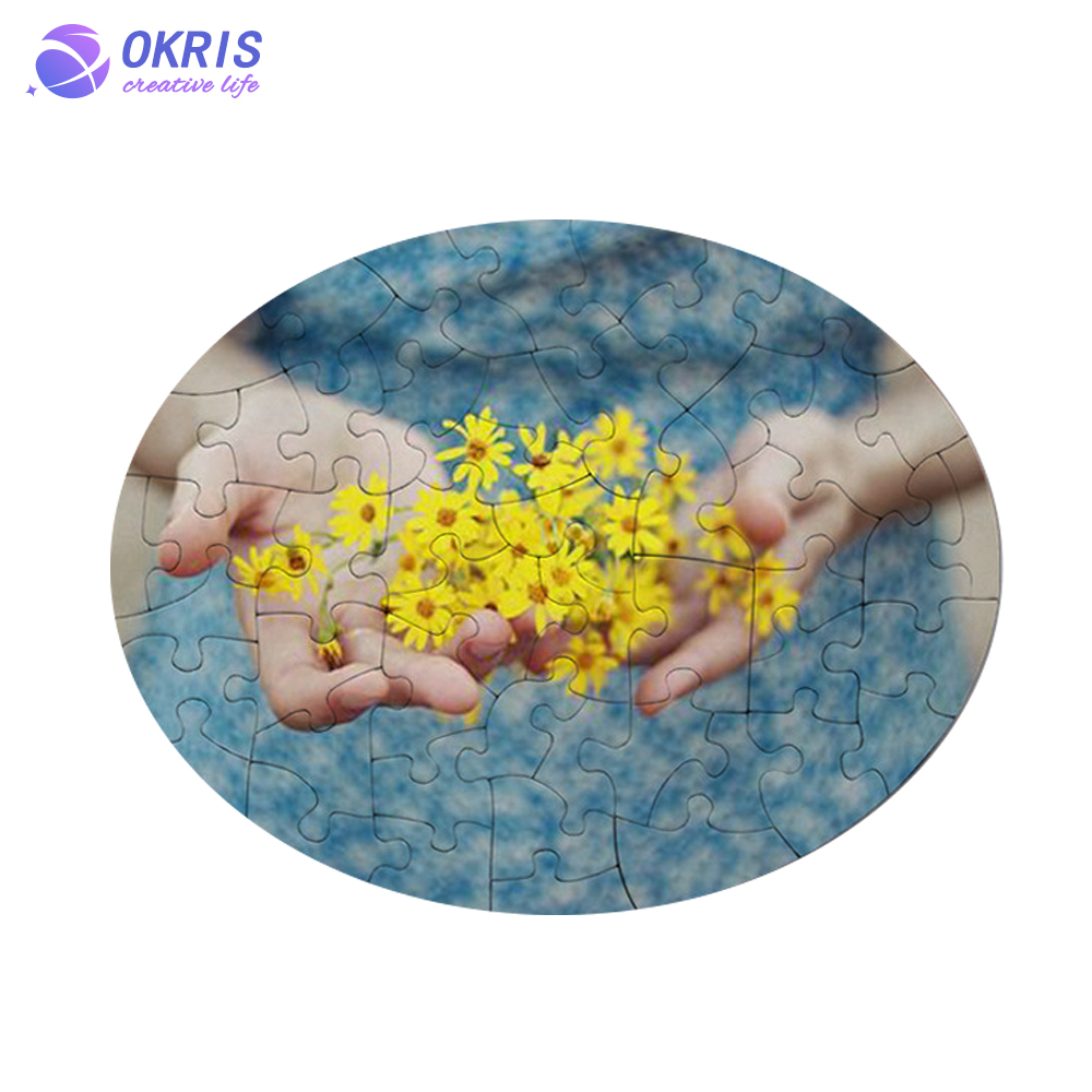 Sublimation DIY Blank Cardboard Puzzle; Personalized 15 Different Size Jigsaw Puzzle Blank for Heat Transfer