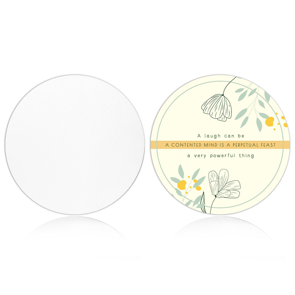 Personalized Sublimation Blank MDF Coaster; Hot Selling Wood Hardboard Coasters Blank for Heat Transfer