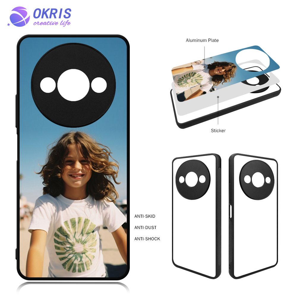 For Redmi A3 4G  Sublimation Heat Transfer Phone Case - Premium 2D Printed TPU Cover with Custom Designs for Redmi