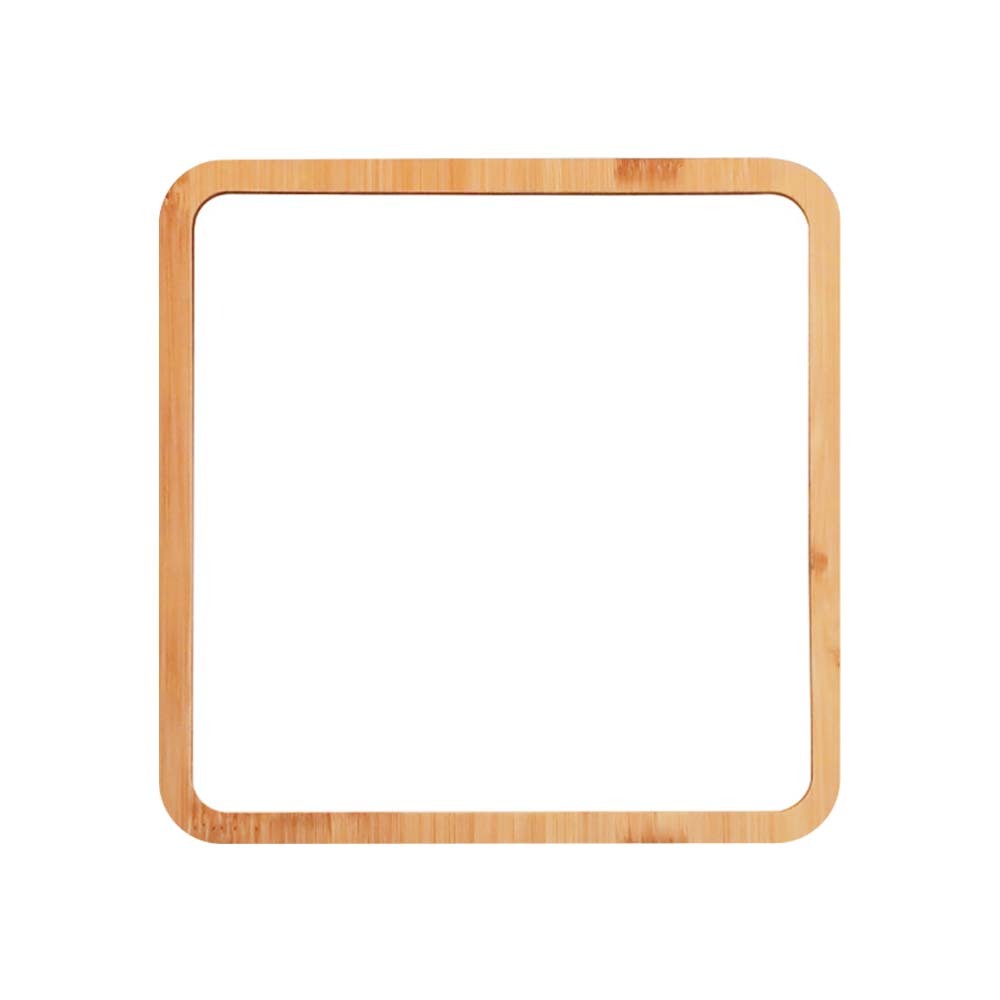 Personalized Sublimation Blank Bamboo Photo Frame with Metal Insert; DIY Heat TransferPhoto Panel Blank for Painting, Birthday, Wedding
