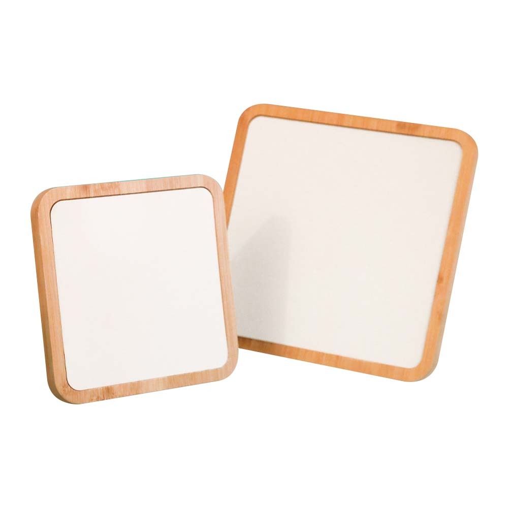 Personalized Sublimation Blank Bamboo Photo Frame with Metal Insert; DIY Heat TransferPhoto Panel Blank for Painting, Birthday, Wedding