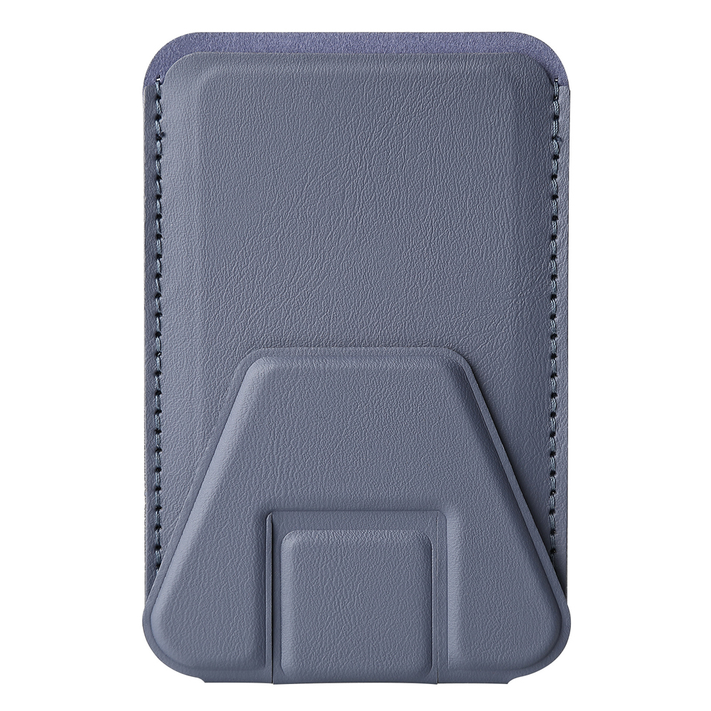 PU Leather Phone Holder with Double-Sided Adhesive & Card Slot – 24 Color Options, Strong Sticky Back for Desk/Car/Wall Mount (Universal Fit for All Phones)