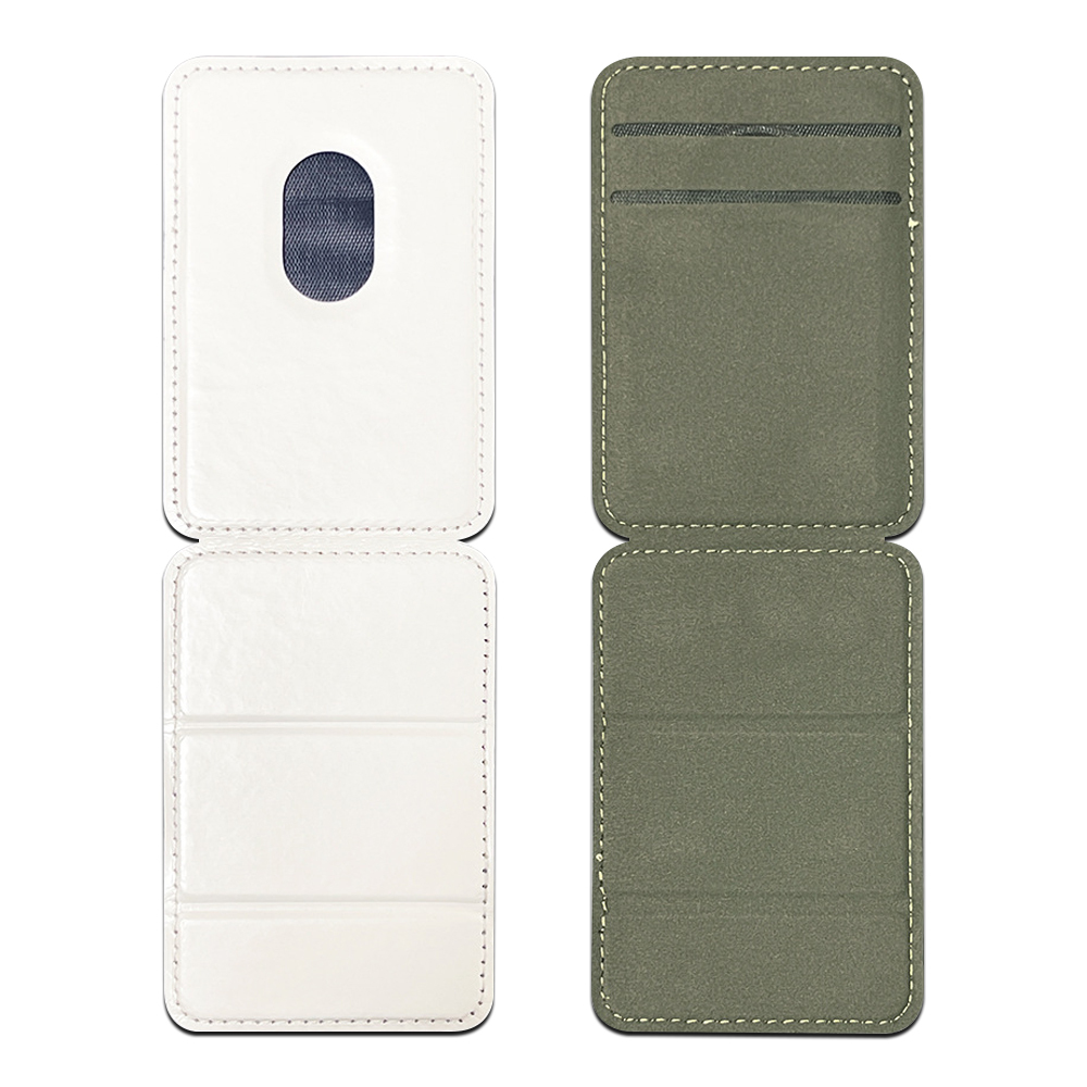 Sublimation Blank 2-in-1 Phone Wallet Card Holder – Adjustable Stand, Strong Magnet & Foldable Kickstand, Customizable Design for Phones