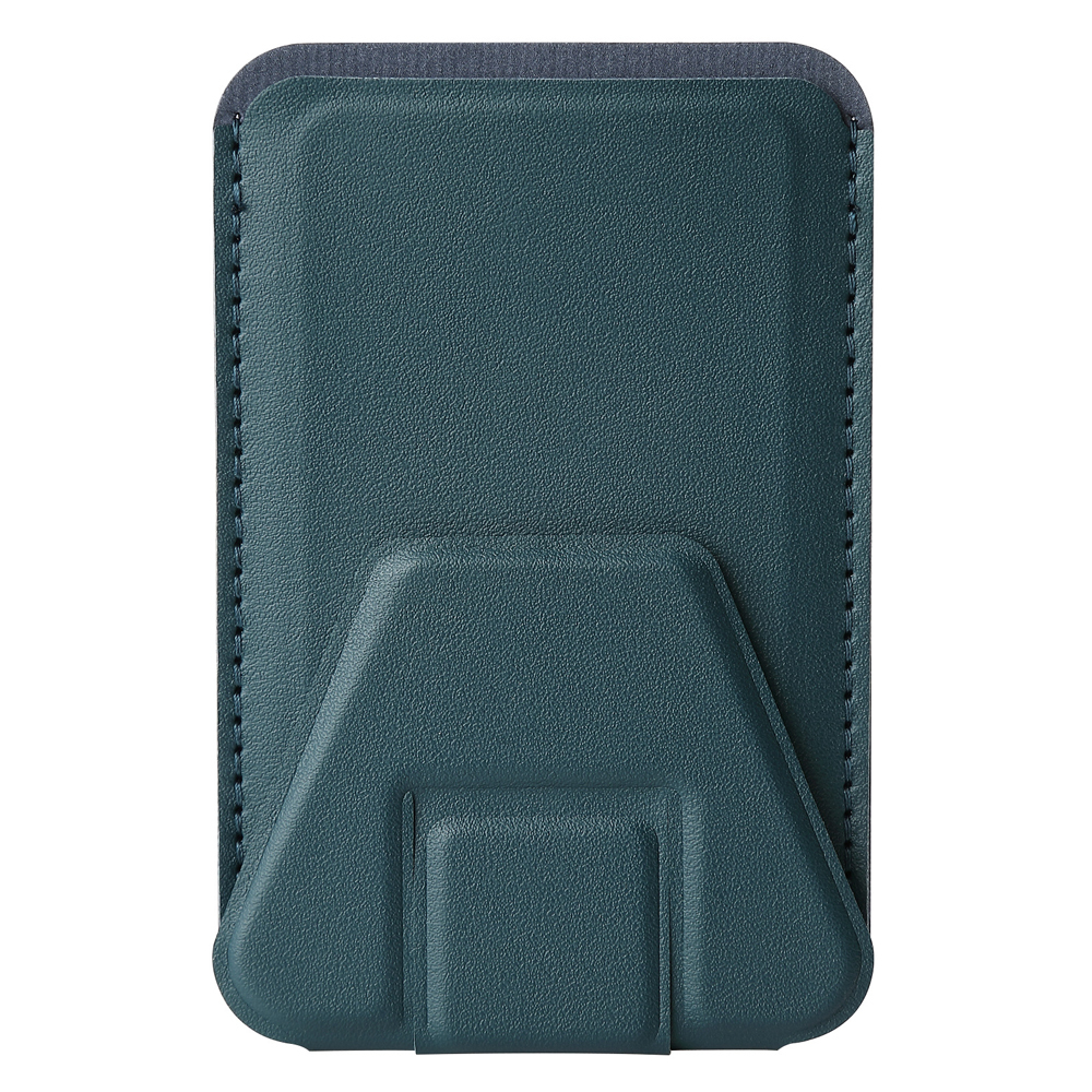 PU Leather Phone Holder with Double-Sided Adhesive & Card Slot – 24 Color Options, Strong Sticky Back for Desk/Car/Wall Mount (Universal Fit for All Phones)