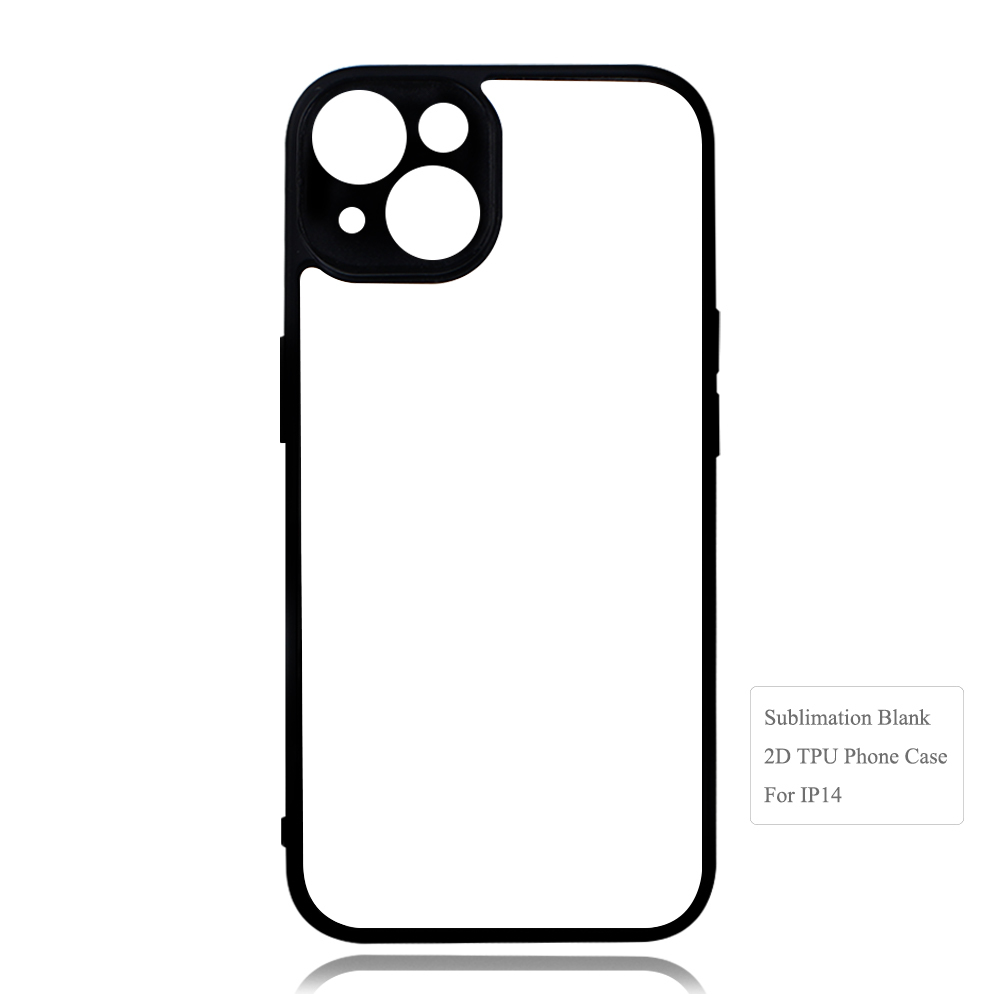 Wholesale Sublimation 2D TPU Cell Phone Shell With Camera Hole Protection For iPhone 14 / IP14 Pro / IP14 Plus / 14 Pro max