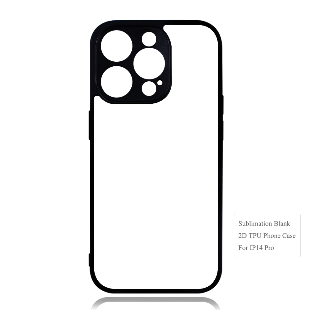 Wholesale Sublimation 2D TPU Cell Phone Shell With Camera Hole Protection For iPhone 14 / IP14 Pro / IP14 Plus / 14 Pro max