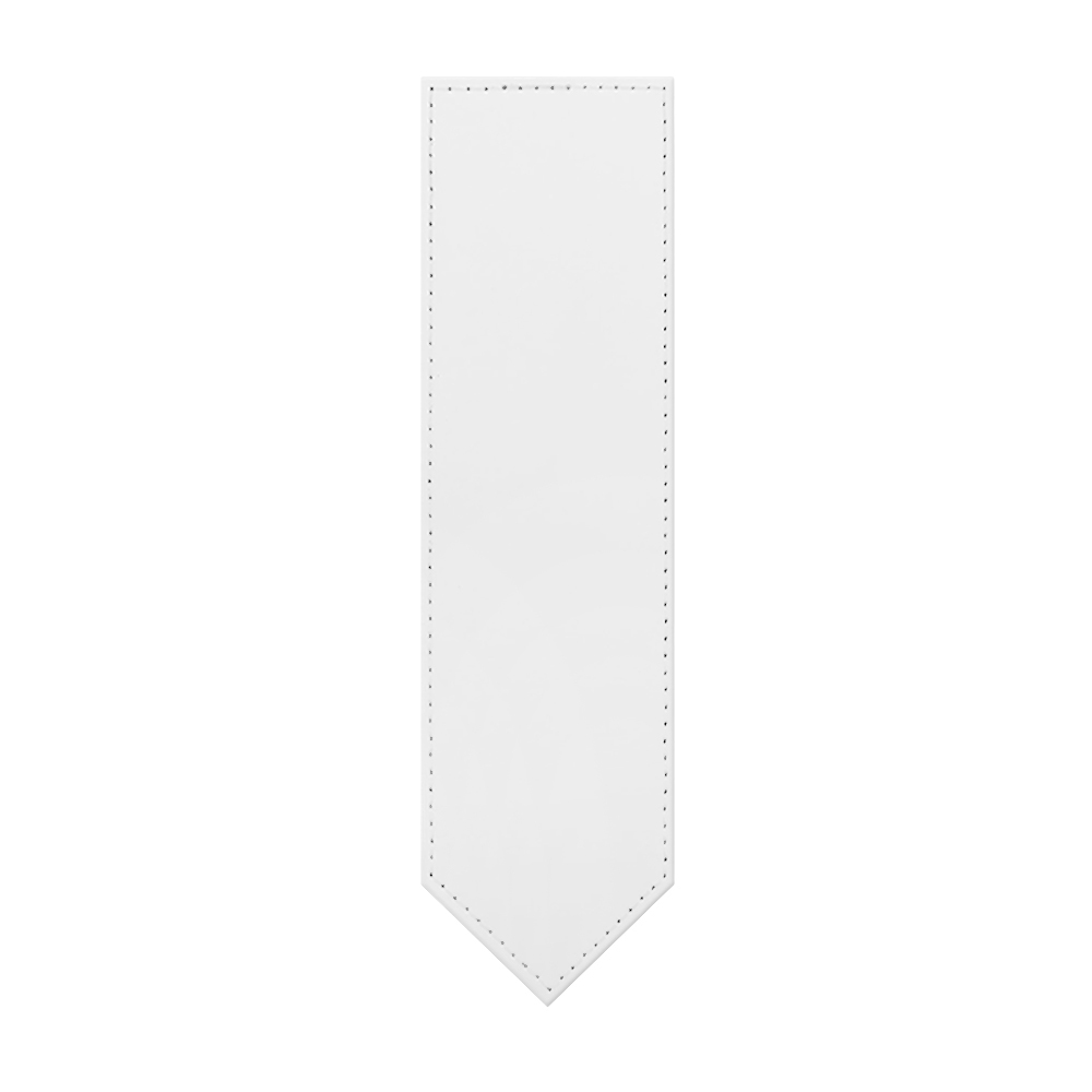 DIY Sublimation Single-Sided Printing Token Shape Bookmark - Heat Transfer PU Leather Bookmark for Custom Gifts & Reading Accessories