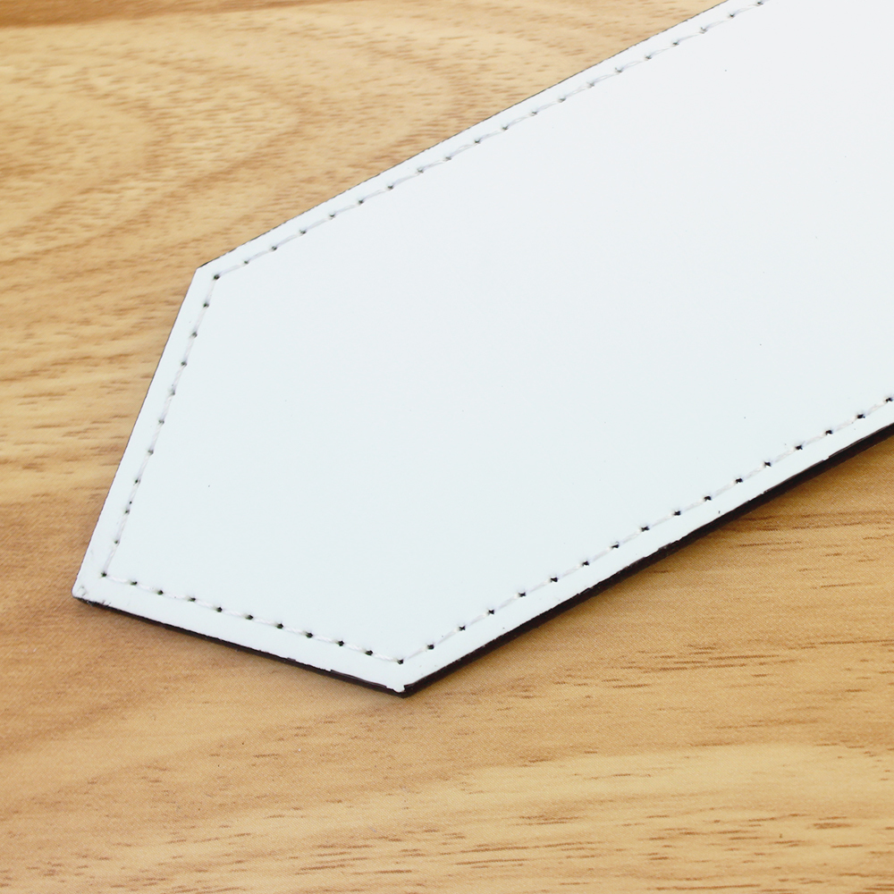 DIY Sublimation Single-Sided Printing Token Shape Bookmark - Heat Transfer PU Leather Bookmark for Custom Gifts & Reading Accessories