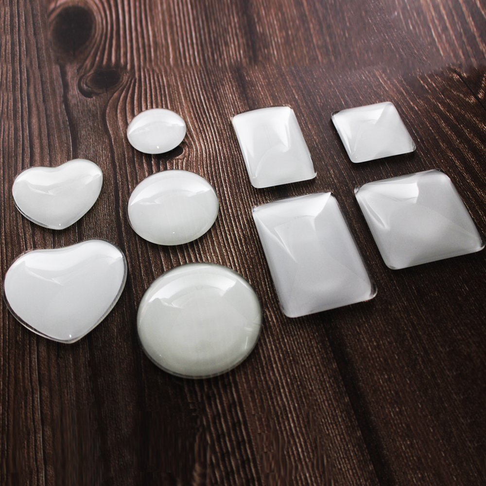 DIY Sublimation Crystal Glass Fridge Magnet - Various Shapes Heat Transfer Blank Magnet for Custom Photos, Art & Promotions