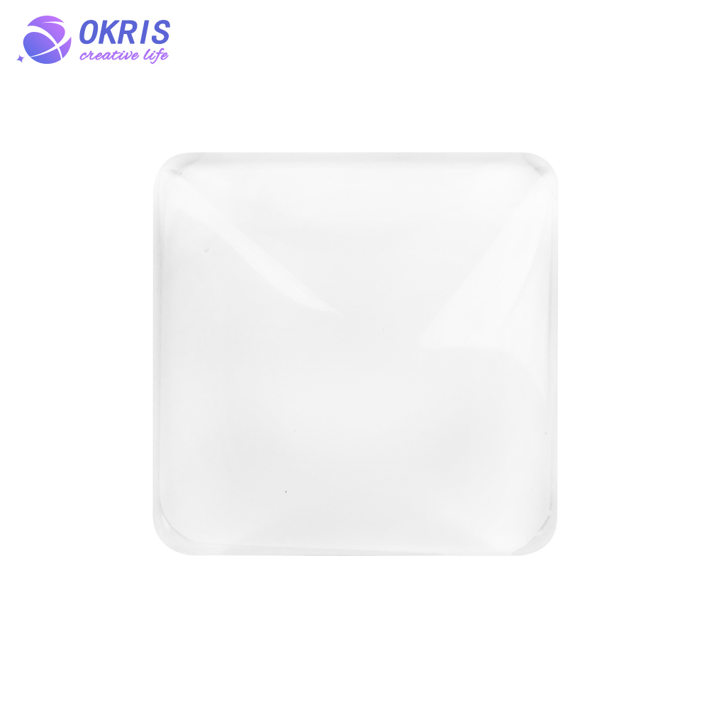 DIY Sublimation Crystal Glass Fridge Magnet - Various Shapes Heat Transfer Blank Magnet for Custom Photos, Art & Promotions