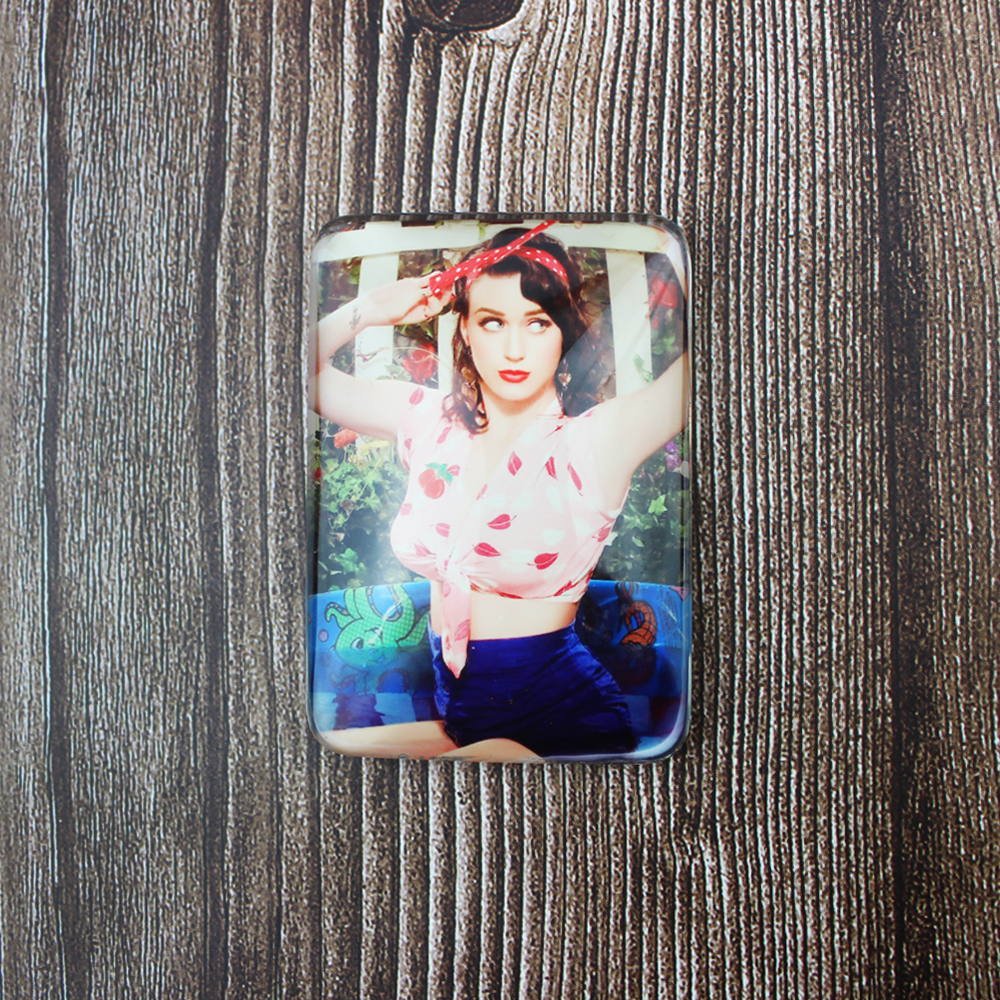 DIY Sublimation Crystal Glass Fridge Magnet - Various Shapes Heat Transfer Blank Magnet for Custom Photos, Art & Promotions
