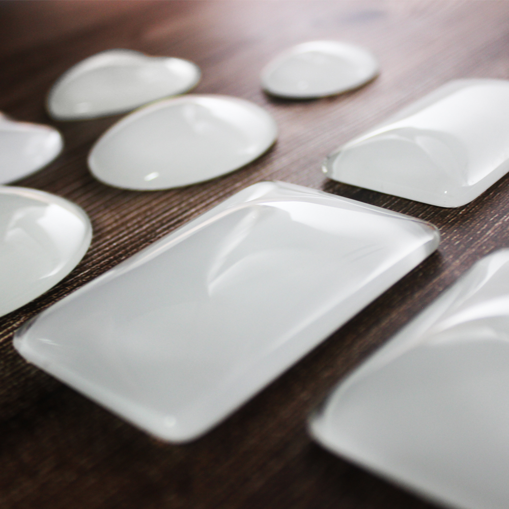 DIY Sublimation Crystal Glass Fridge Magnet - Various Shapes Heat Transfer Blank Magnet for Custom Photos, Art & Promotions