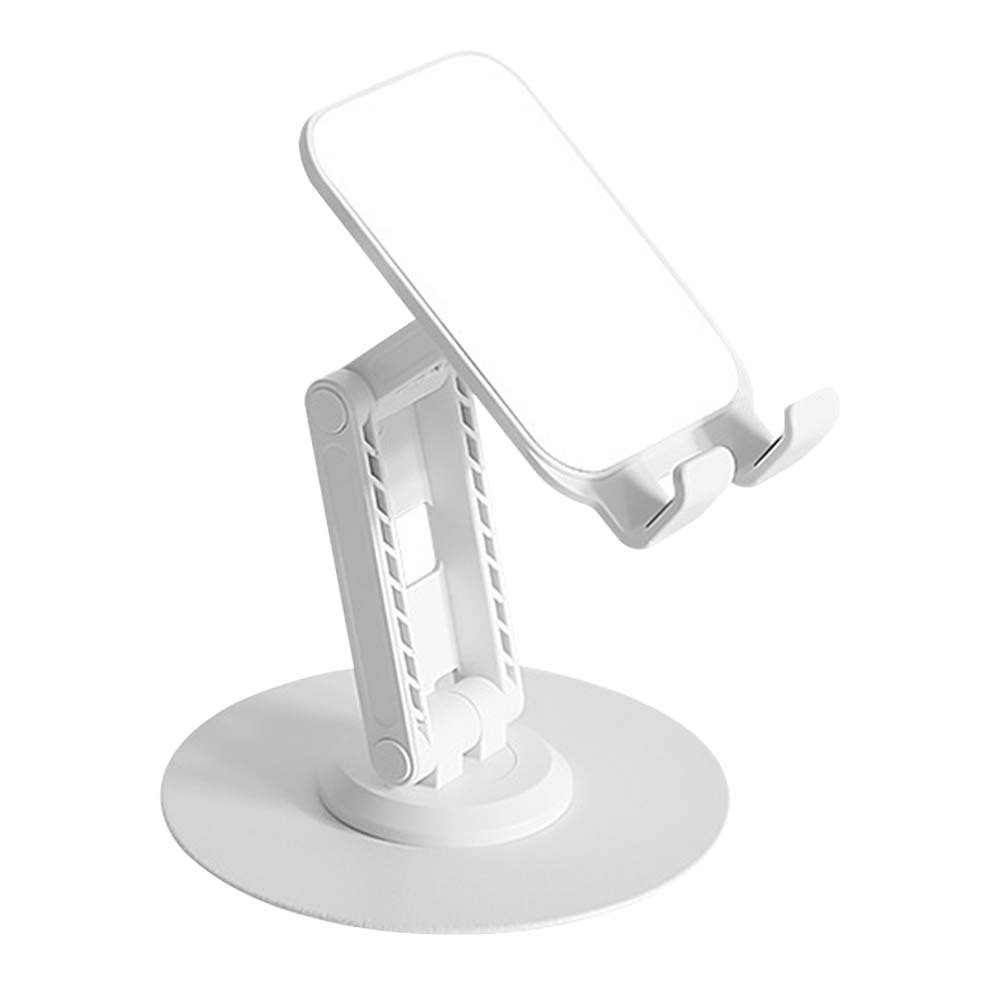 DIY Sublimation Blank Plastic Phone Stand with Metal Base - Heat Transfer Adjustable Foldable Holder for All Smartphones