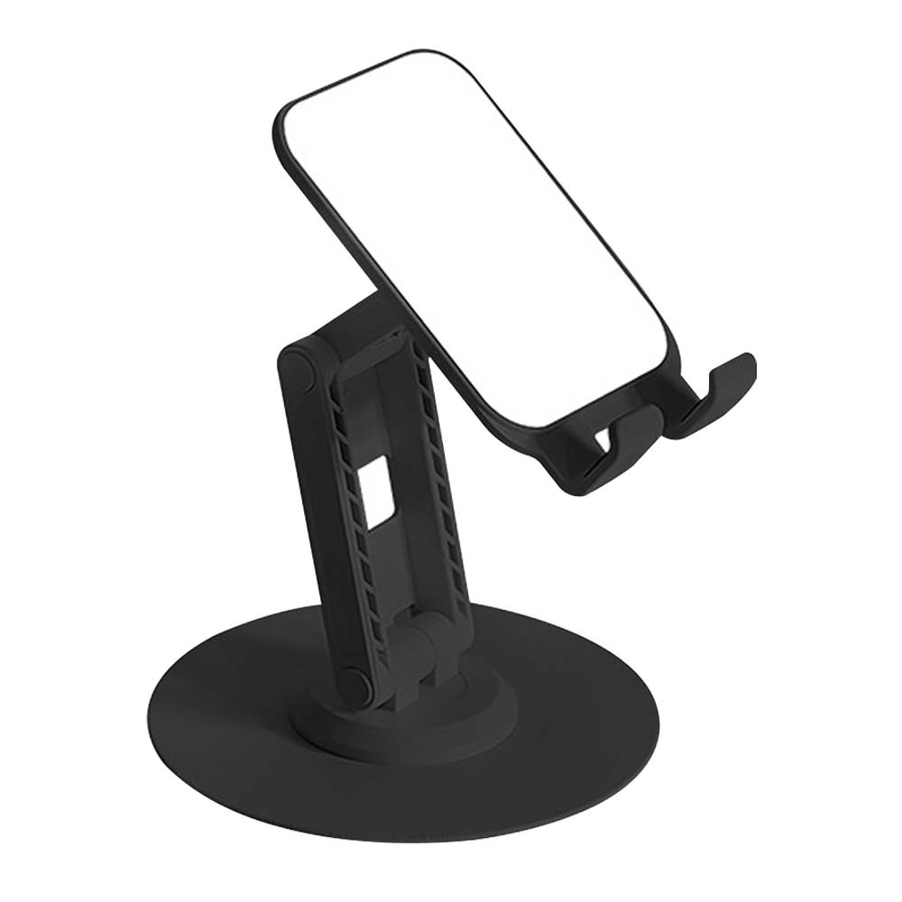 DIY Sublimation Blank Plastic Phone Stand with Metal Base - Heat Transfer Adjustable Foldable Holder for All Smartphones