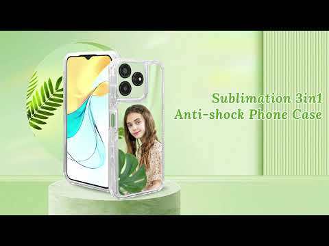 For Axon 50 Lite Sublimation 2D 3-in-1 Phone Case - Heat Transfer Transparent Cover for Axon