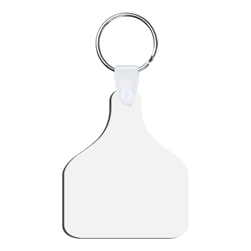 DIY Sublimation MDF Keychain - Double-Sided Heat Transfer Printing Keyring Blank for Custom Design