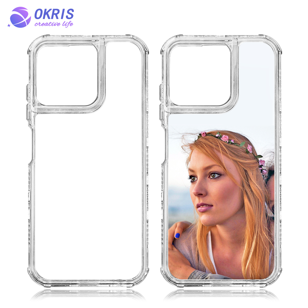 For Axon 50 Lite Sublimation 2D 3-in-1 Phone Case - Heat Transfer Transparent Cover for Axon