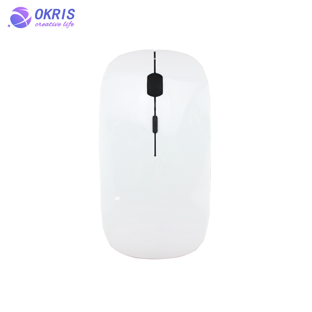 Personalized Sublimation Plastic Wireless Mouse - Compact Portable Heat Transfer Blank Mouse for Laptop