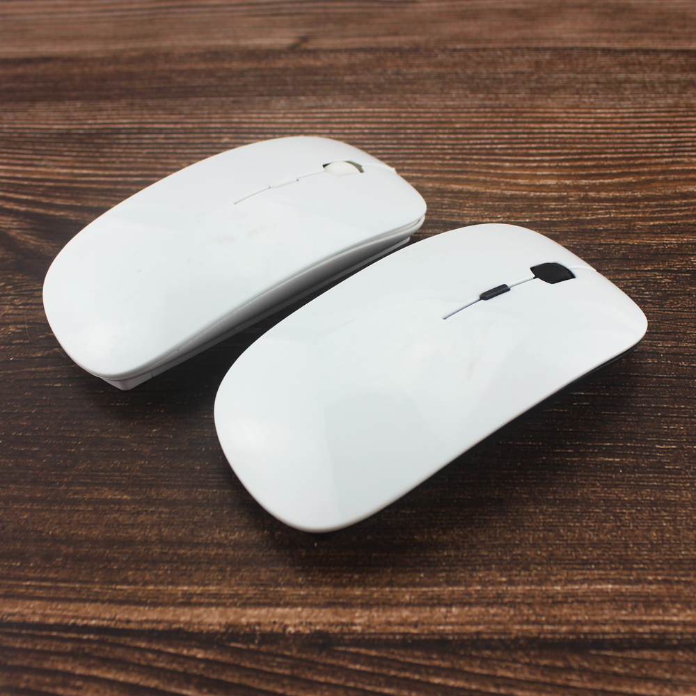 Personalized Sublimation Plastic Wireless Mouse - Compact Portable Heat Transfer Blank Mouse for Laptop