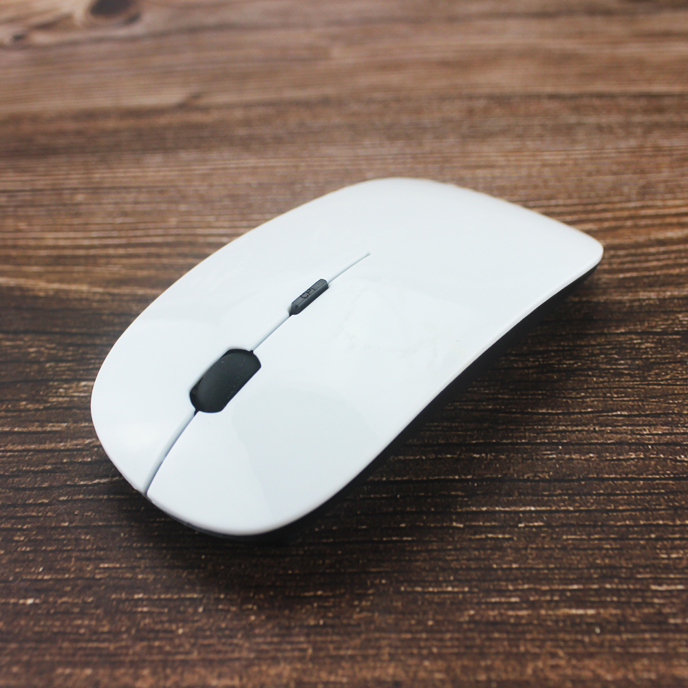 Personalized Sublimation Plastic Wireless Mouse - Compact Portable Heat Transfer Blank Mouse for Laptop