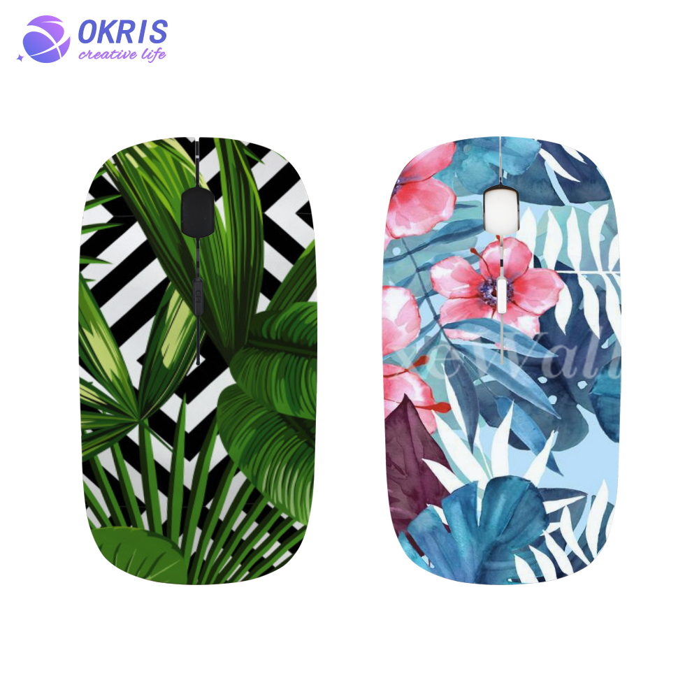 Personality Design Heat Transfer Blank 3D Polymer Wireless Mouse