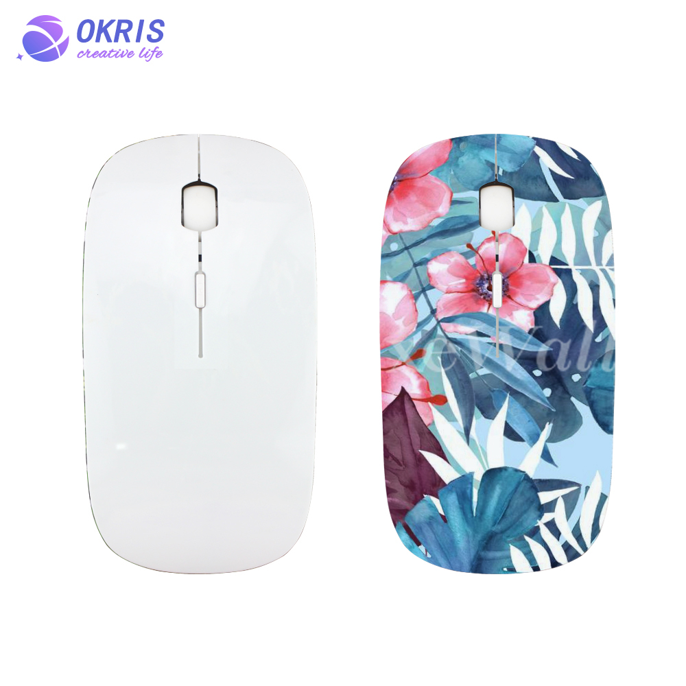 Personality Design Heat Transfer Blank 3D Polymer Wireless Mouse