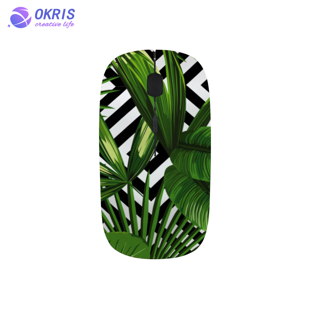 Personalized Sublimation Plastic Wireless Mouse - Compact Portable Heat Transfer Blank Mouse for Laptop