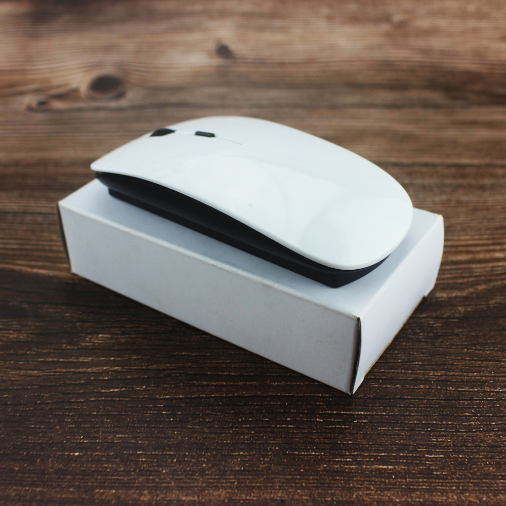 Personalized Sublimation Plastic Wireless Mouse - Compact Portable Heat Transfer Blank Mouse for Laptop