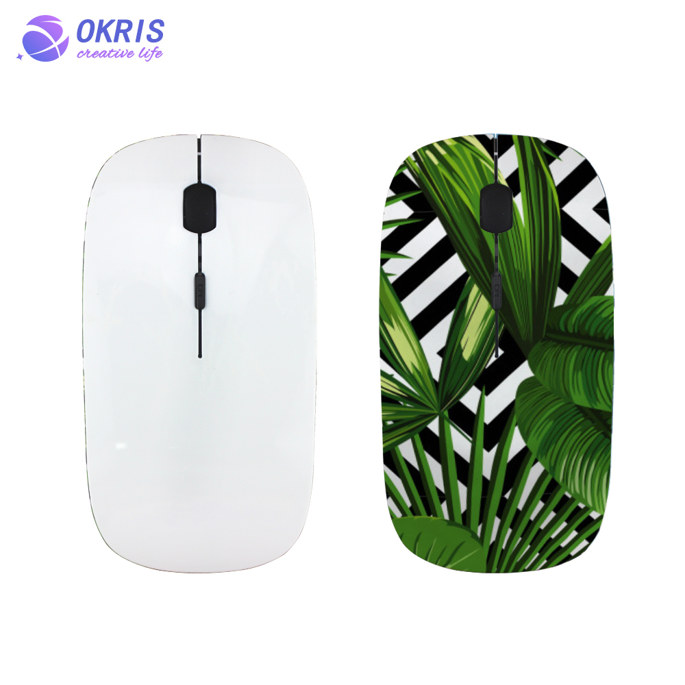 Personality Design Heat Transfer Blank 3D Polymer Wireless Mouse
