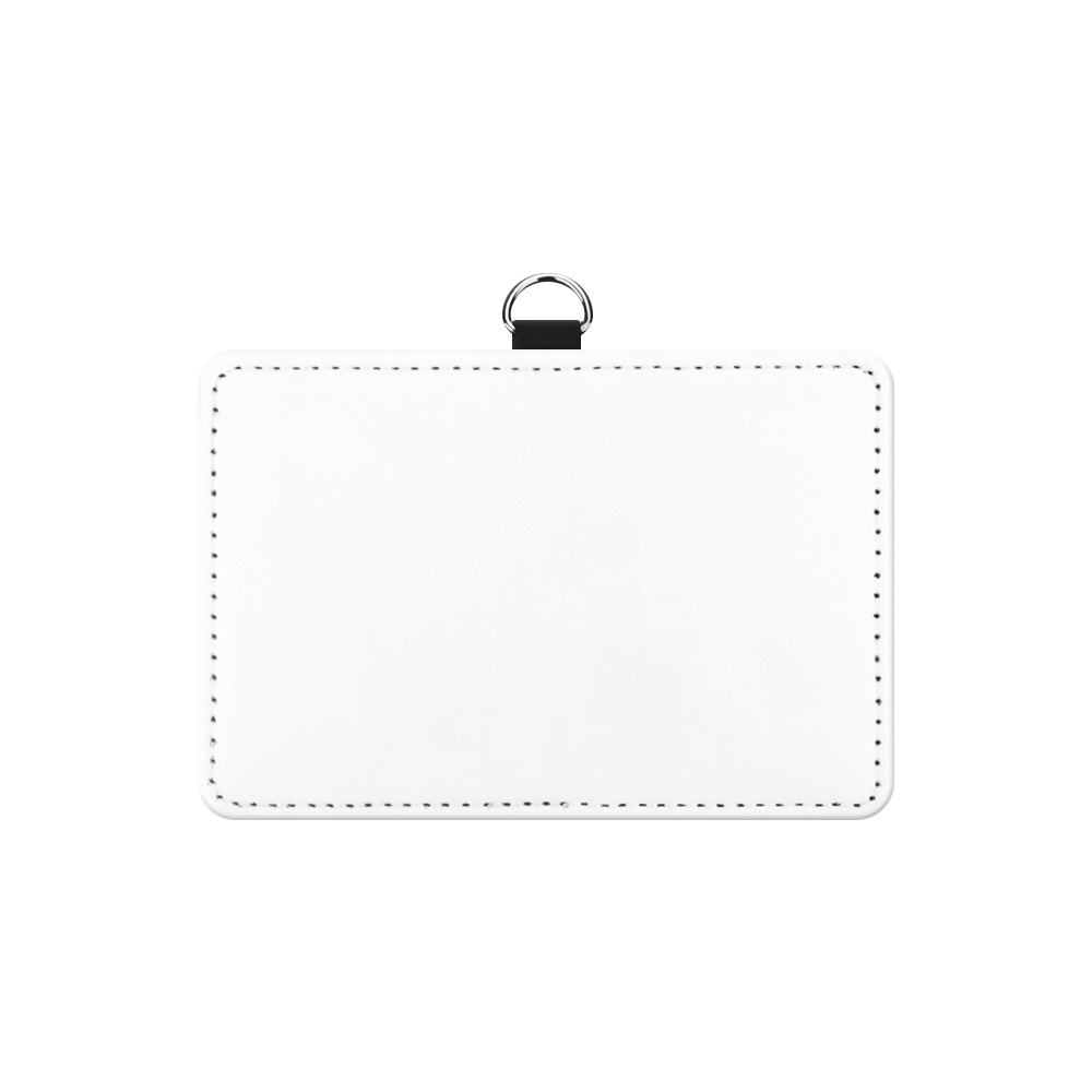 Wholesale Sublimation PU Leather ID Card Holder - DIY Heat Transfer Blank Work Badge Holder for Employees, Students & Coaches