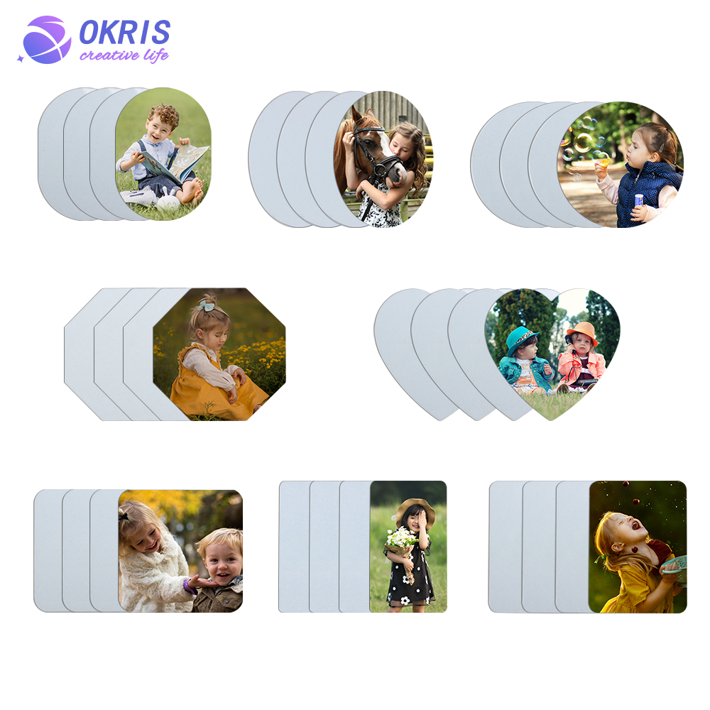 Sublimation Blank Soft Magnetic Fridge Magnet - DIY Heat Transfer Compatible for Kitchen Decoration