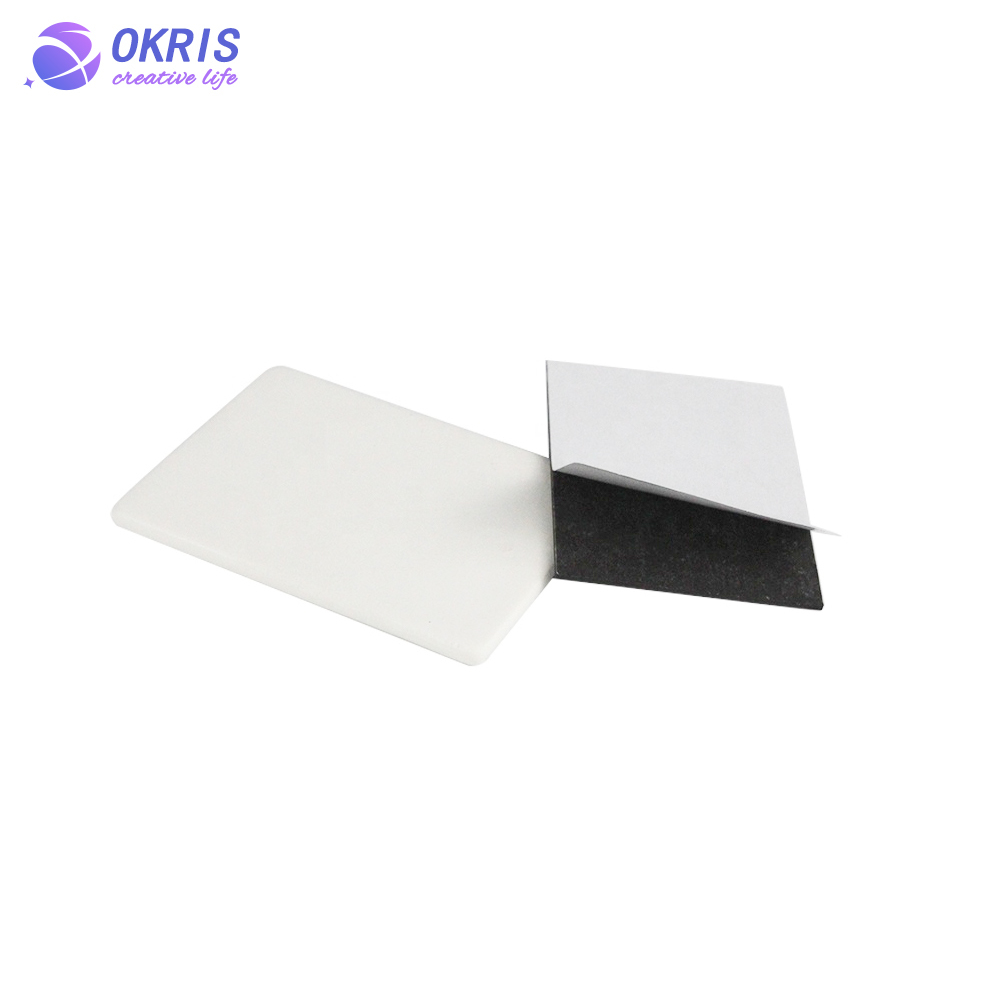 Sublimation Blank Ceramic Fridge Magnet - High-Quality DIY Heat Transfer Blank Fridge Magnet