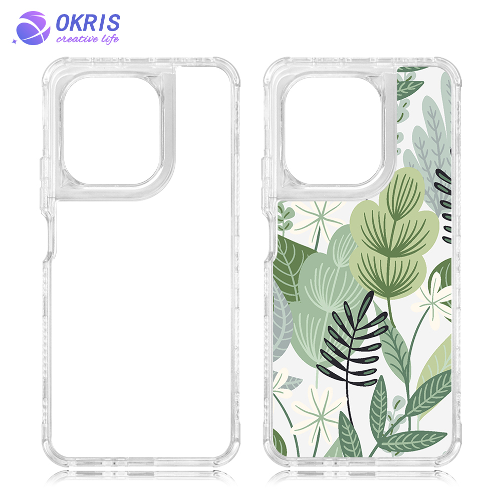 For Redmi Note 13 Sublimation 2D 3in1 Phone Case - Heat Transfer Transparent Cover for Redmi Note Series