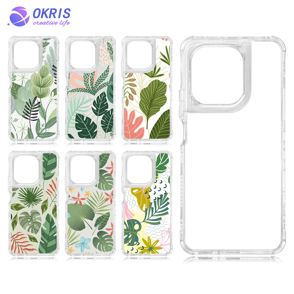 For Redmi Note 13 Sublimation 2D 3in1 Phone Case - Heat Transfer Transparent Cover for Redmi Note Series