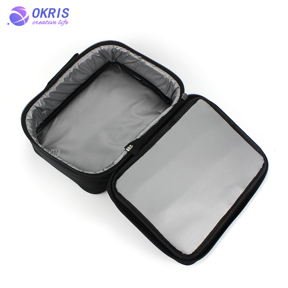 Sublimation Canvas Lunch Bag for Kids - Heat Transfer Multi-Purpose Bag with Detachable Blank Panel & Removable Zipper Pouch